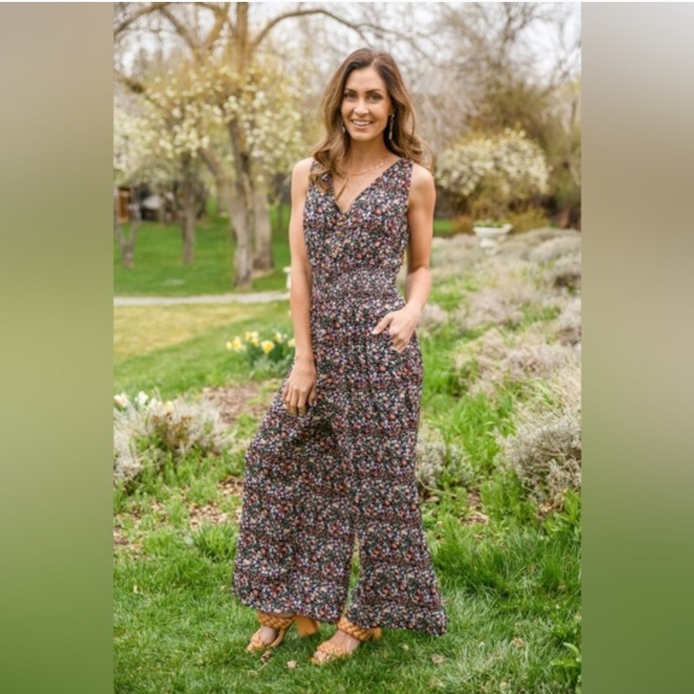 JODIFL Multicolor Floral Jumpsuit